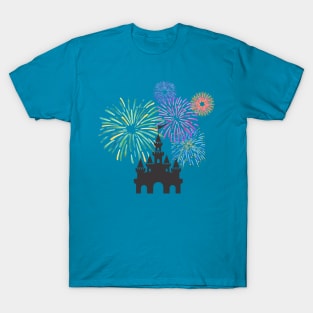 Fireworks and Castle T-Shirt